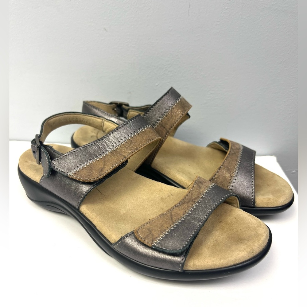 SAS- Nudu, Two tone sandals- Size:6-1/2, Pre-Owned good‎ condition